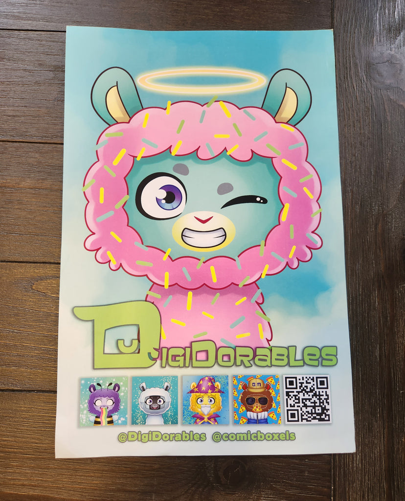 DigiDorables- Sprinkle Llama Poster