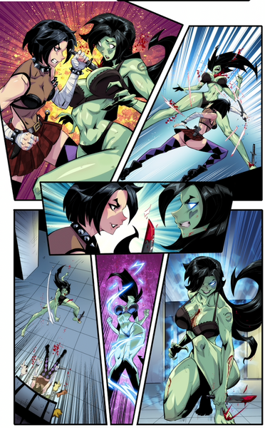 ZOMBIE TRAMP vs. HACK/SLASH #1: Blank Sketch Cover